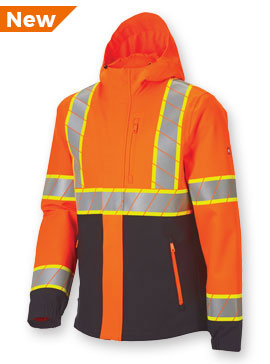 Strauss High Visibility Waterproof Softshell Class 2 Jacket
