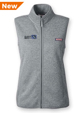 vineyard vines Women's Mountain Sweater Fleece Vest