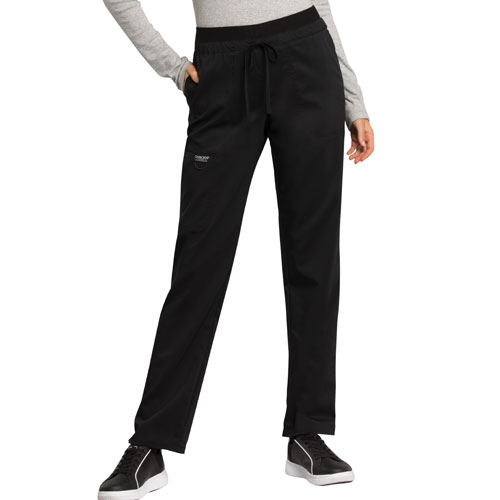 Cherokee Revolution Mid-Rise Tapered Leg Drawstring Pants