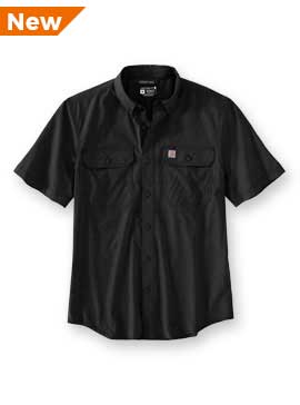 Carhartt Force&reg; Relaxed Fit Lightweight Button Down Short-Sleeve Shirt