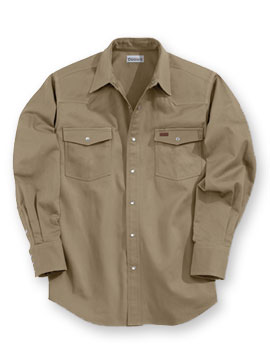 carhartt® snap-front twill work shirt jacket