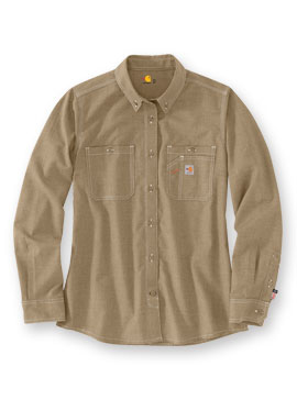 Carhartt®  FR Force Women's Relaxed Fit Long-Sleeve Shirt