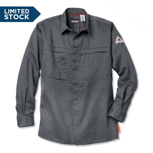 iQ FR Long-Sleeve Woven Work Shirt
