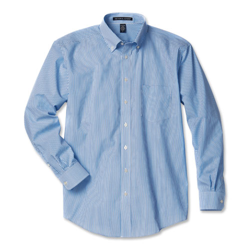 トップス wind and sea Stripe shirt SAX M Striped poplin shirt, white | Sportmax