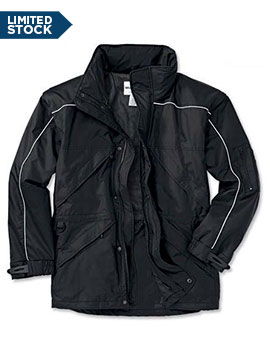 WearGuard® System 365 Waterproof/Breathable Insulated Nylon Jacket with Zip-Off Sleeves