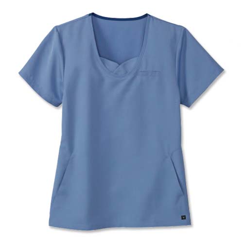 Crest® TecGuard™ Petal Jewelneck Scrub Top