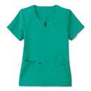 Crest® TecGuard™ Notched-Front Scrub Top