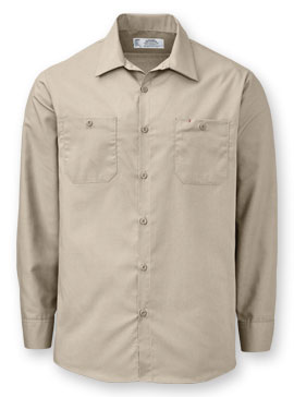 Aramark Long-Sleeve Industrial Work Shirt