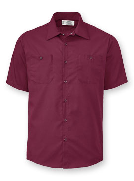 Aramark Short-Sleeve Industrial Work Shirt