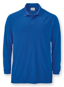 Premium Performance Long-Sleeve Piqué Polo