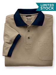 WearGuard® pro waffle knit polo