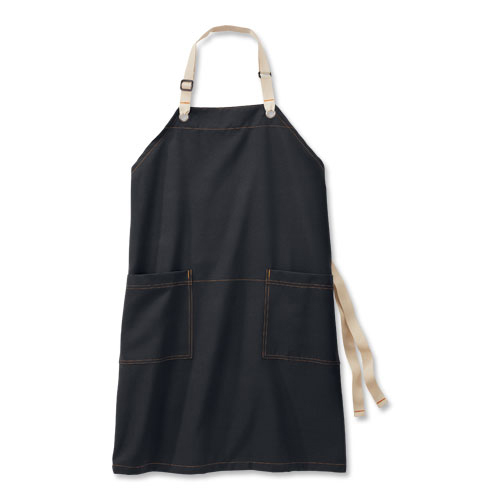 Aramark Contrast Stitch Bib Apron