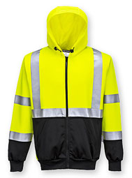 High Visibility 2-Tone Zipped Hoodie