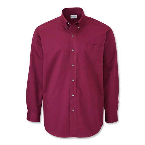 WearGuard&reg; Long-Sleeve Fine Line Blended Twill Shirt
