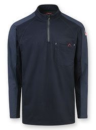 Bulwark&reg; Men?s FR Flex Knit Quarter-Zip Shirt