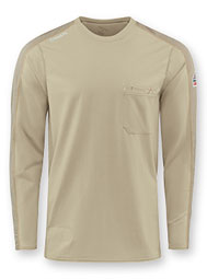 Bulwark&reg; Men's Flex Knit Long-Sleeve T-Shirt