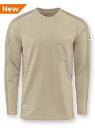 Bulwark® Men's Flex Knit Long-Sleeve T-Shirt