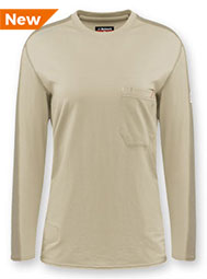 Bulwark® Women's Flex Knit Long-Sleeve T-Shirt