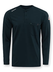 Bulwark&reg; FR Men's Flex Knit Henley Shirt