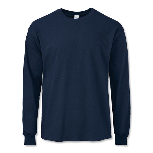 100% Ultra Cotton&reg; or Cotton Blend Long-Sleeve T