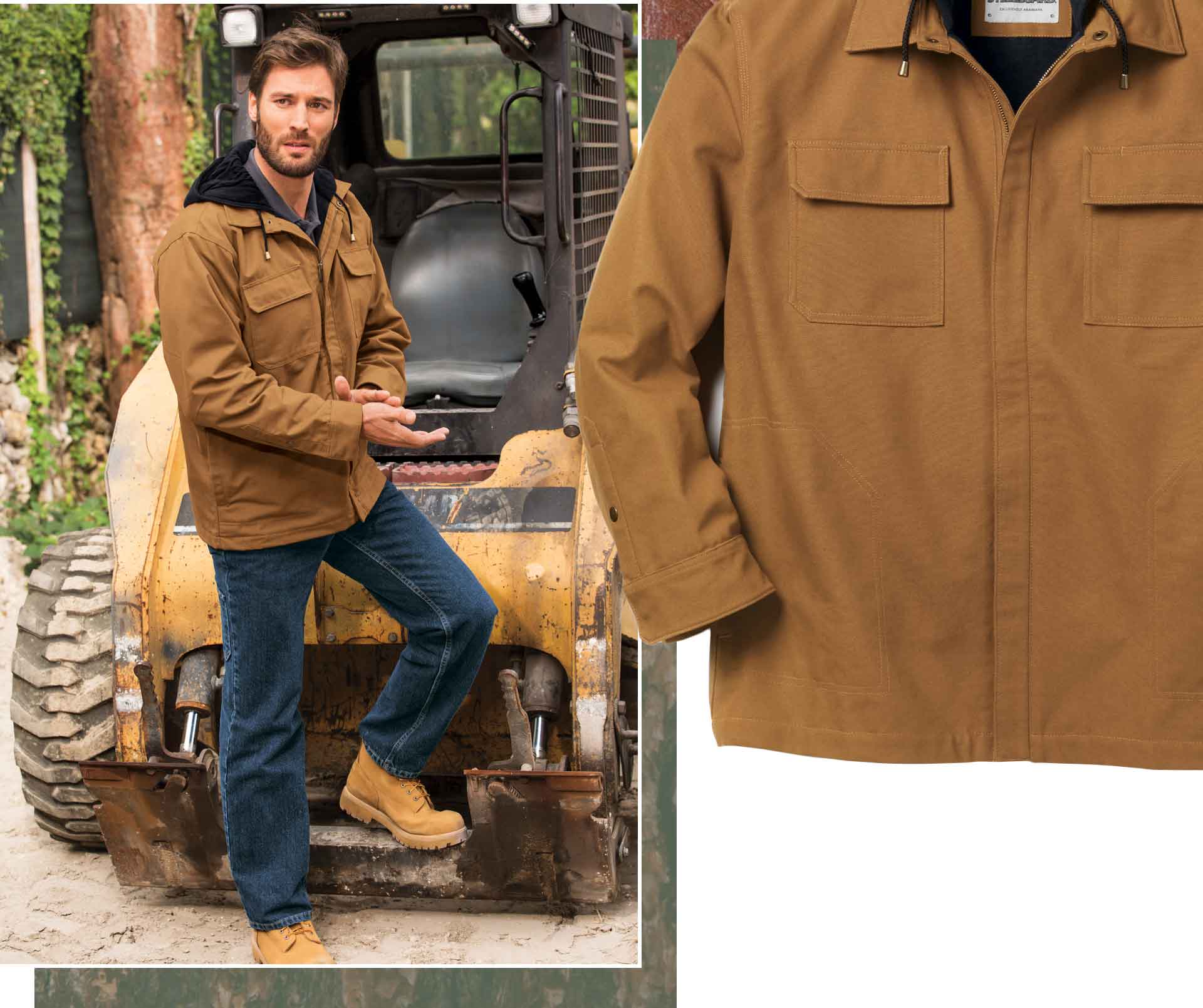 としひめ ARAMARK STEELGUARDダック地フランネル としひめ ARAMARK STEELGUARDダック地フランネル カーハート ダック